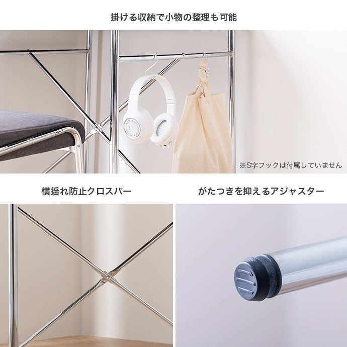 ダイニングテーブル 幅75cm 正方形 一人暮らし向け コンパクト設計 異素材ミックス メラミン天板 スチール脚