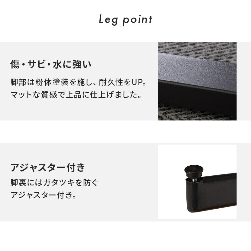カフェテーブル 幅60cm 正方形 スチール脚 コンパクト 一人暮らし おしゃれ ダイニング