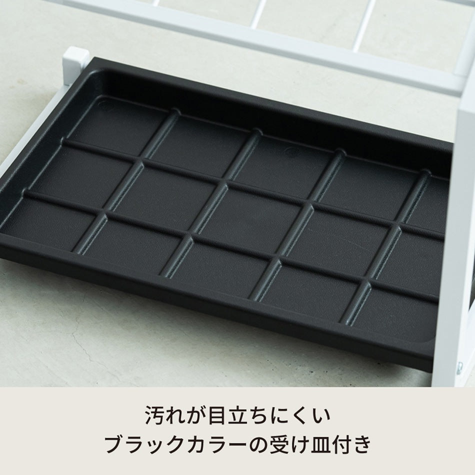 傘立て 大容量15本 スチール 業務用 仕切り付き 受け皿付き モノトーン 玄関 オフィス