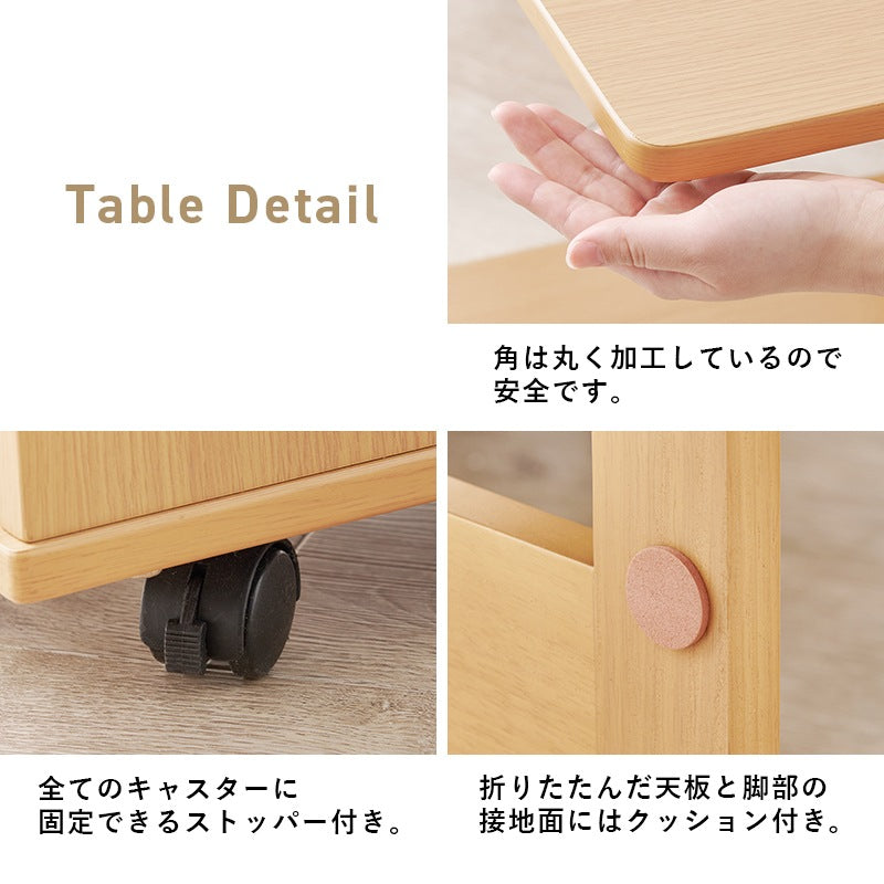 折りたたんでサイドテーブルになる 3wayスマートダイニングセット （バタフライテーブル + チェア4脚） 伸長＆折りたたみ収納