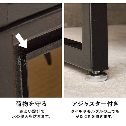 宅配ボックス 郵便ポスト付き 大容量 A4対応 2段 組立式 印鑑ケース付き 玄関