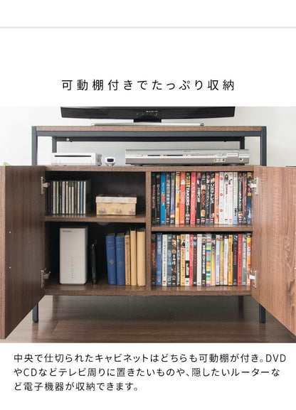 テレビ台 ハイタイプ 寝室／ダイニング／子供部屋 幅80cm キャビネットTV台 サイドボード
