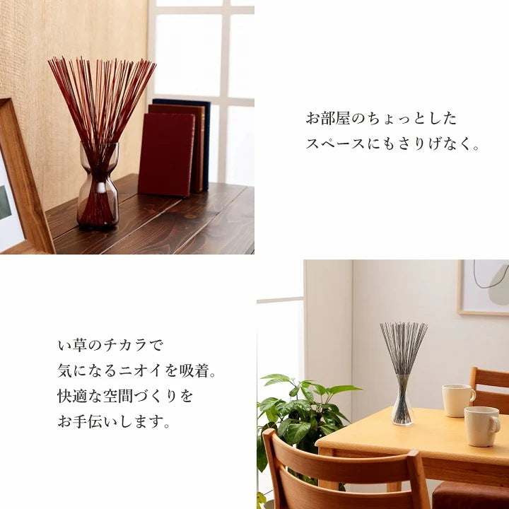 天然の消臭剤 Fragrass い草 30cm (20g束) インテリア 【5点以上組み合わせ】 オブジェ 国産 フラワーアレンジメント 抗菌防臭