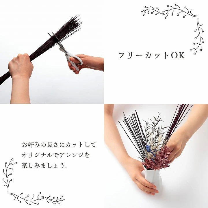 天然の消臭剤 Fragrass い草 30cm (20g束) インテリア 【5点以上組み合わせ】 オブジェ 国産 フラワーアレンジメント 抗菌防臭