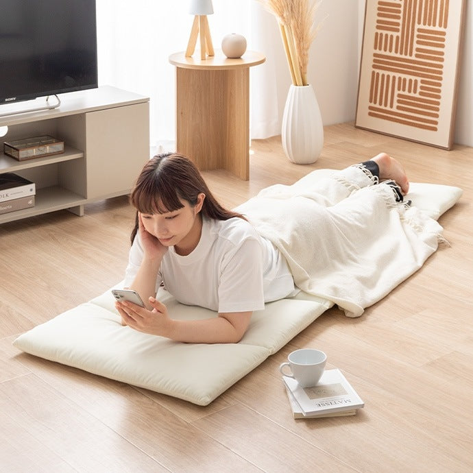 ごろ寝マット リバーシブル 60×180cm 冷感 パイル コンパクト収納 ヨガマット 昼寝