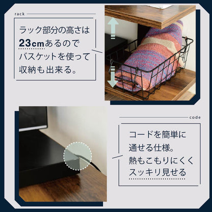 テレビスタンド 幅105cm 高さ調整 首振り 配線隠し 3265インチ対応 壁寄せ 収納ラック