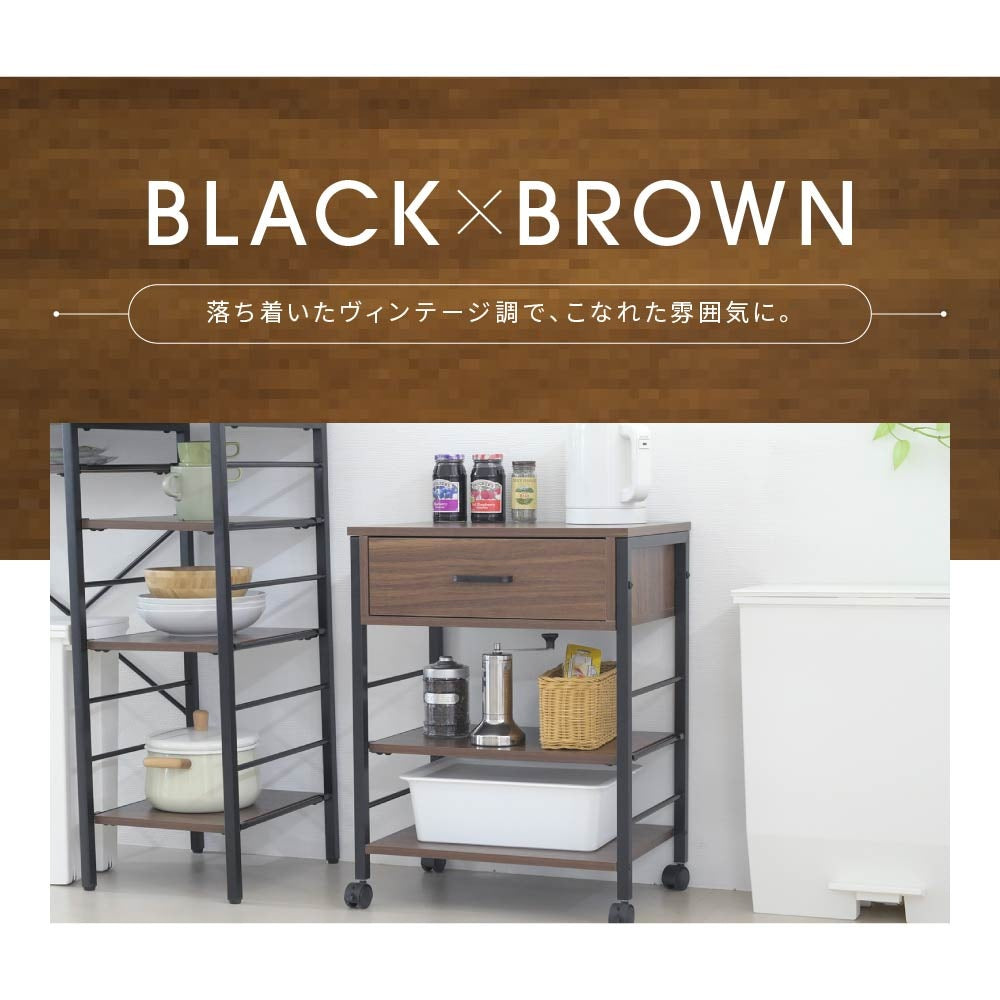 キッチンワゴン 作業台 メイク道具 コスメワゴン 引き出し収納 デスクワゴン キッチンカート