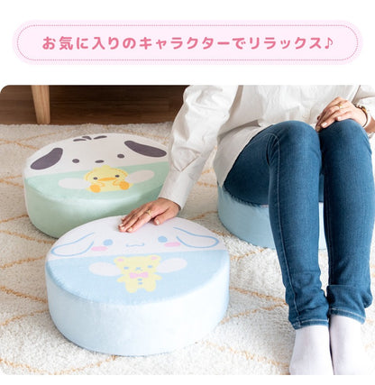 サンリオキャラクターズ 低反発クッション 極厚12cm リビングクッション 軽量／コンパクト