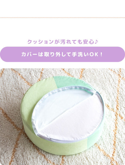 サンリオキャラクターズ 低反発クッション 極厚12cm リビングクッション 軽量／コンパクト