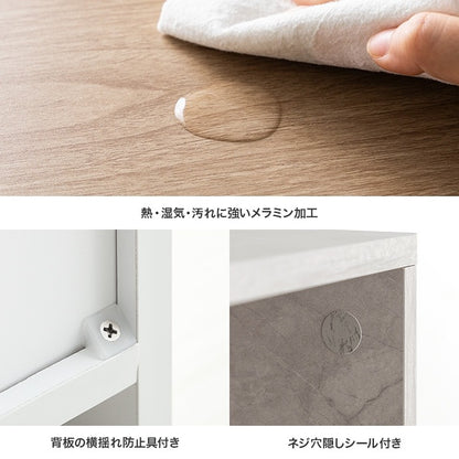 レンジ台 Wスライドレール 幅55cm コンセント付き 隠しキャスター移動 キッチン収納 シンプル ノイズレス