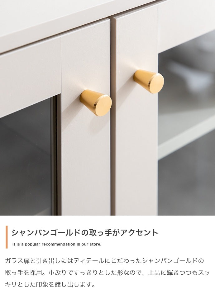 ガラスキャビネット 幅60cm 框 クラシカル くすみカラー 棚 モダンテイスト