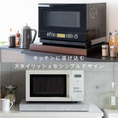 レンジ下トレー 作業台 スライドトレー 木目／大理石柄 スタイリッシュ