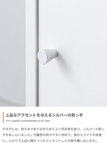 テレビ台 ローボード 幅100cm 引き戸収納 ミニマル 可動棚 コード通し穴