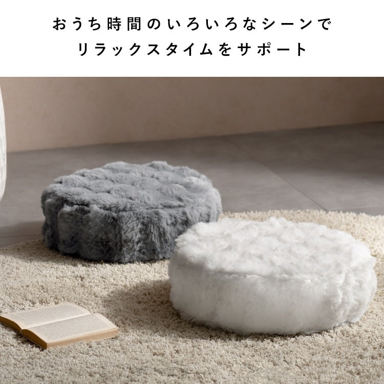クッション 極厚 厚さ12cm 低反発ウレタン スクエア ラウンド ふわとろ 椅子 ソファ 床置き