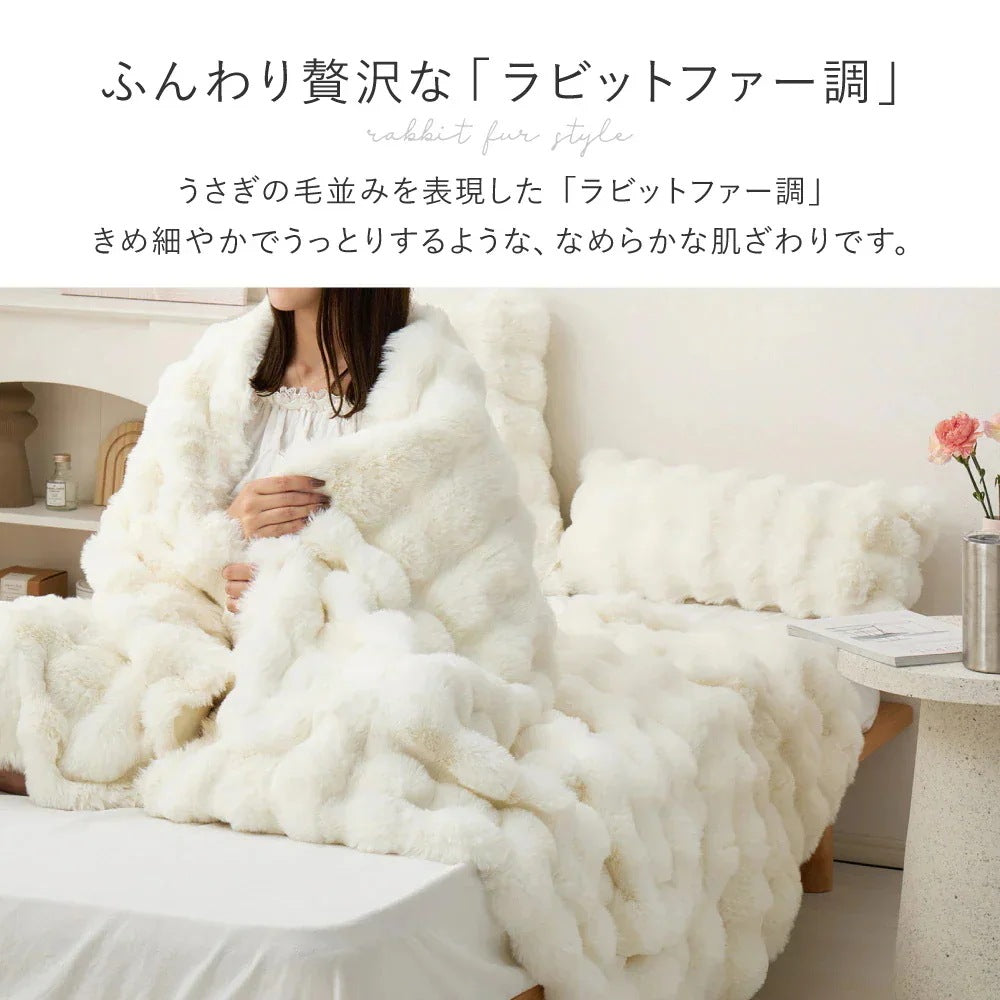 掛け布団 ハーフサイズ ぽこぽこ 洗濯機洗いOK 単品 軽量 子供 コンパクト