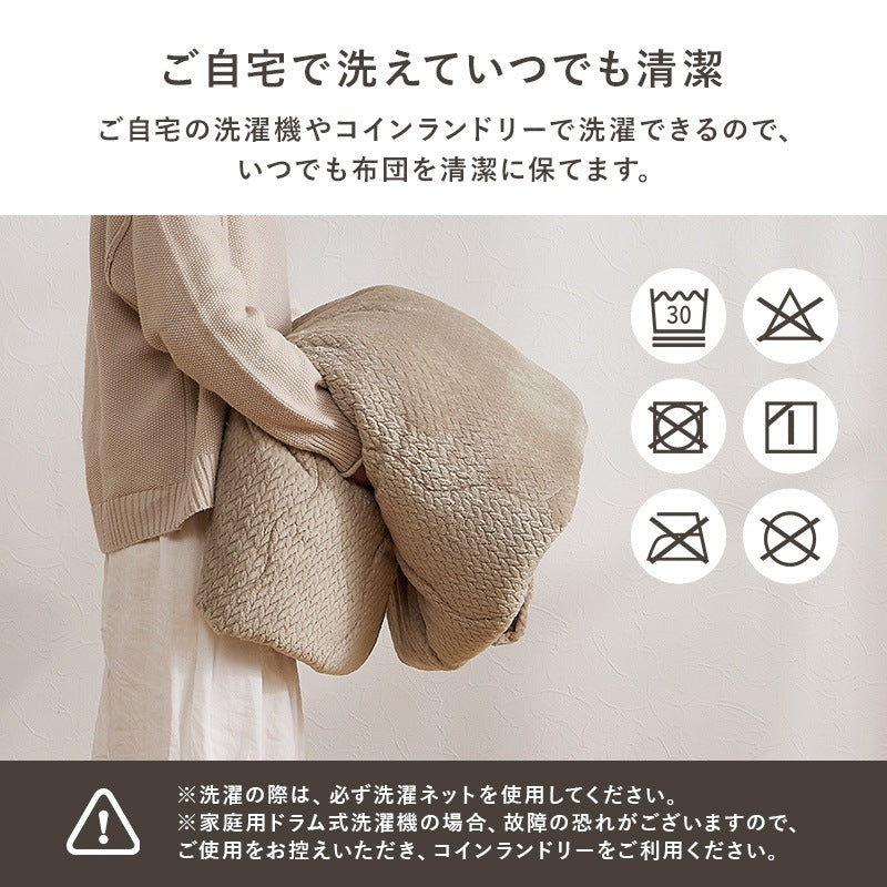 こたつ布団 薄掛け 240×200cm ニット柄 フランネル 洗える 110×70130×90cm対応