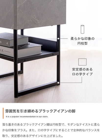 サイドテーブル 幅35cm 引き出し付き シンプルモダン スタイリッシュ ソファ横 ベッド横