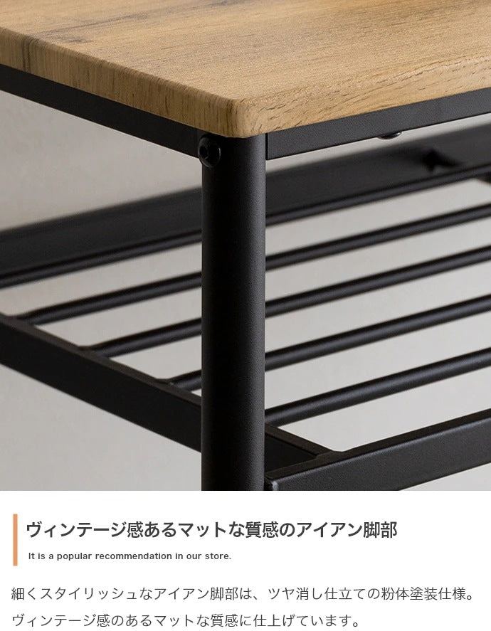 カウンターテーブル スツール2脚セット 幅90cm コンセント USB付き ハイテーブル スタンディングデスク