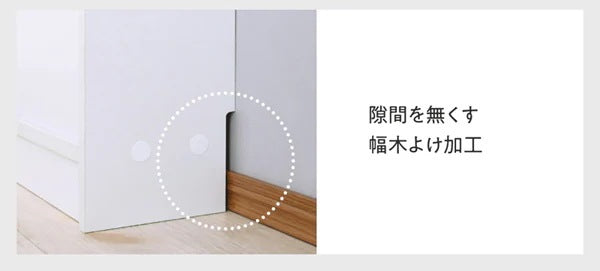棚 どんな場所にも置ける スマート 引き戸収納 幅45 奥行30