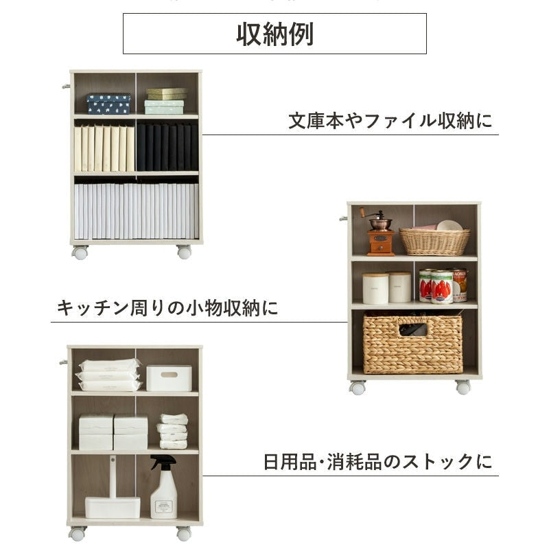 押入れ／クローゼット収納ラック 奥行45cm 選べる幅3サイズ (19/25/38cm) すきま収納
