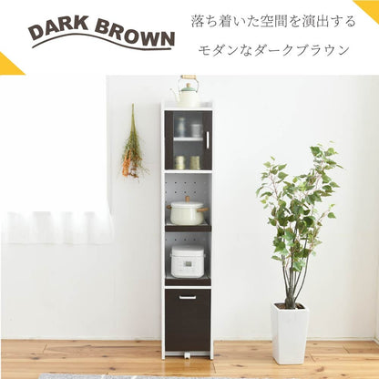 すき収納ラック 幅33cm 隙間収納 キッチン ミニ 食器棚 スリムラック キッチンラック ハイタイプ