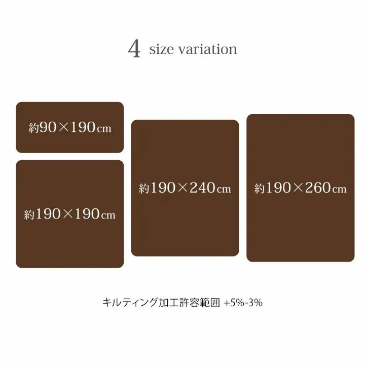 極厚ラグ 190×190cm 撥水 6層フランネル 保温 アルミシート内蔵 厚手 床暖房対応 冬 暖か