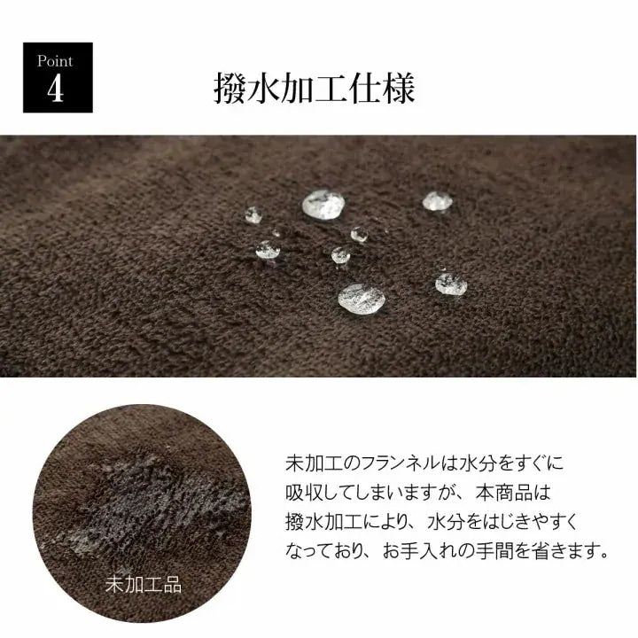 極厚ラグ 190×260cm 撥水 6層フランネル 保温 アルミシート内蔵 厚手 床暖房対応 冬 暖か