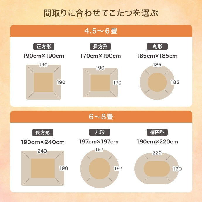 こたつテーブル 楕円形 90×60cm 薄型ヒーター オールシーズン 一人用 シンプル コンパクト