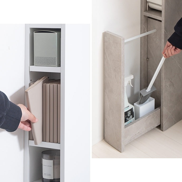スリムトイレ収納 すきま収納 フラットデザイン 幅15cm 省スペース