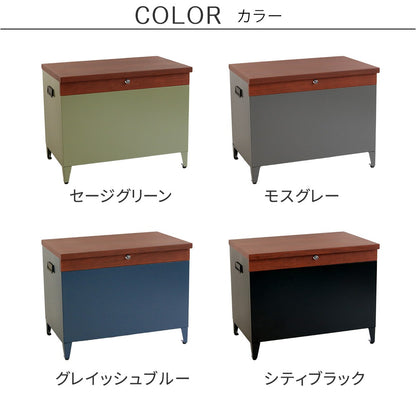 収納ベンチ 宅配ボックス兼用 80L 鍵付き 玄関 ベランダ ウッドデッキ 屋外対応 大容量