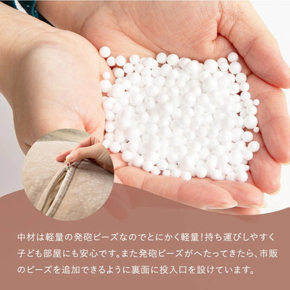モロッカンプフ Lサイズ 直径50cm×35cm PUレザー 円形 スツール／サイドテーブル／オットマン 刺繍 ルタ
