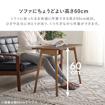 ソファテーブル 折りたたみ 幅100cm 高さ60cm 折れ脚 PC作業 読書 姿勢改善 サイドテーブル