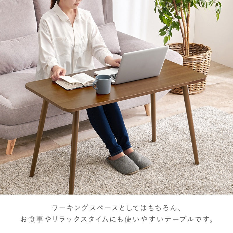 ソファテーブル 折りたたみ 幅100cm 高さ60cm 折れ脚 PC作業 読書 姿勢改善 サイドテーブル
