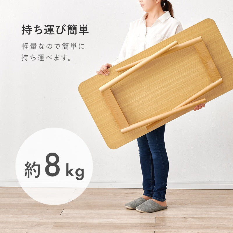 ソファテーブル 折りたたみ 幅100cm 高さ60cm 折れ脚 PC作業 読書 姿勢改善 サイドテーブル