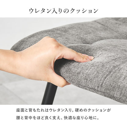 ダイニングセット 3点 円形テーブル チェア2脚 2人用 大理石調 ブラックアイアン脚 モダン おしゃれ