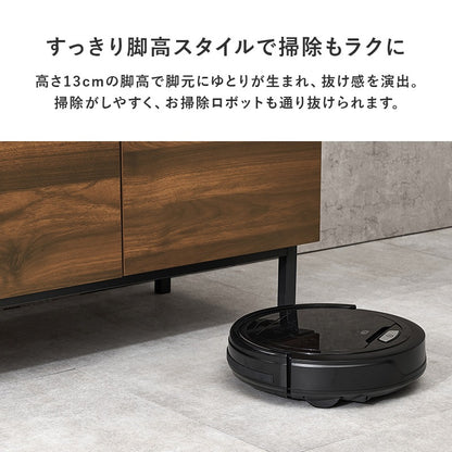 耐熱キッチンカウンター ステンレス天板 キャビネット 幅140cm コンセント付き 大型ワイドタイプ 食器棚 スタイリッシュ