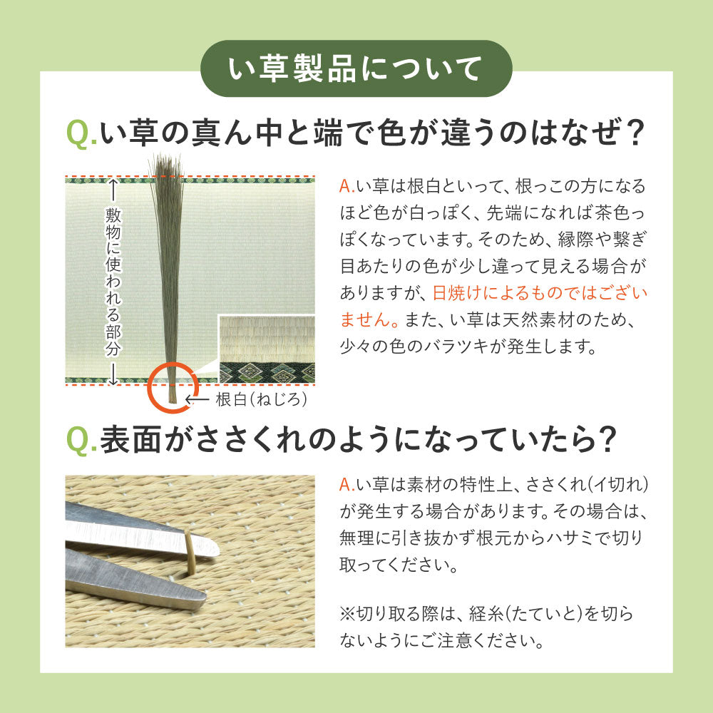 置き畳 1枚 82×82cm い草100% ストライプ柄 小上がり 断熱 防音 抗菌防臭 キッズスペース 和室