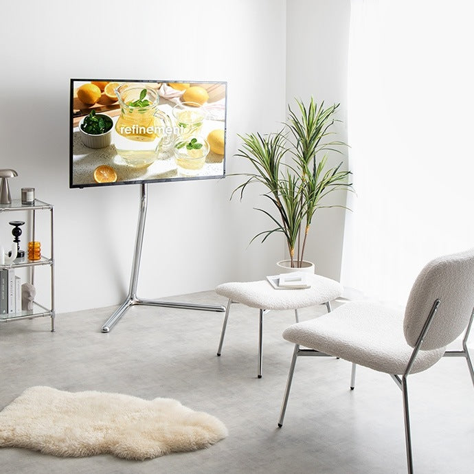 Elsie テレビスタンド ／高さ調節＆スイング機能付き 32～65型対応 スタイリッシュデザイン