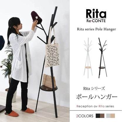 ポールハンガー 高さ180cm ハンガーツリー 北欧風 シンプル 玄関