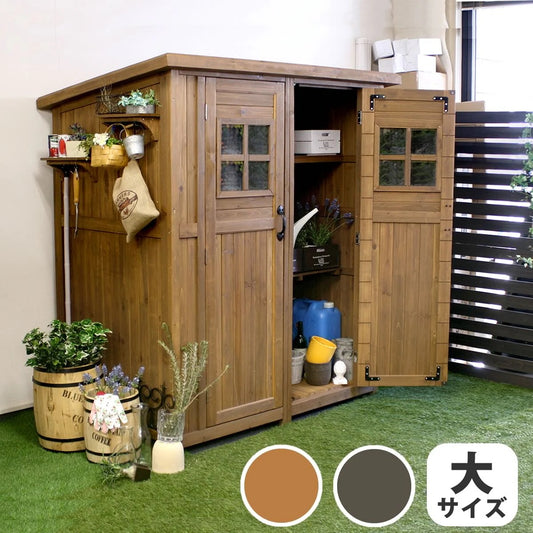 収納庫 カントリー小屋 大型 広々 庭 アウトドア 頑丈 おしゃれ 物置 ガーデン