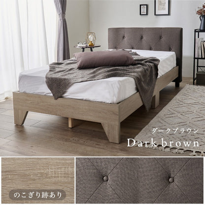 マットレス付シングルベッド 幅106cm 3色 ポケットコイル ベッドセット 寝室家具 マットレスセット