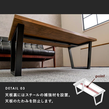 折れ脚 センターテーブル 90×50cm 木目調／石目調 スチール脚 ローテーブル フリーテーブル