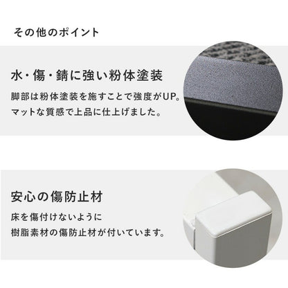 折れ脚 センターテーブル 90×50cm 木目調／石目調 スチール脚 ローテーブル フリーテーブル